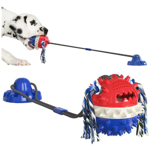 Dog Teething Bite Resistant Outdoor Rope Ball Toy